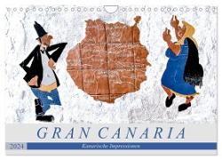 Gran Canaria - Kanarische Impressionen (Wandkalender 2024 DIN A4 quer), CALVENDO Monatskalender