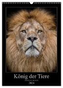 König der Tiere (Wandkalender 2024 DIN A3 hoch), CALVENDO Monatskalender