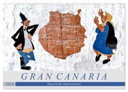 Gran Canaria - Kanarische Impressionen (Wandkalender 2024 DIN A2 quer), CALVENDO Monatskalender