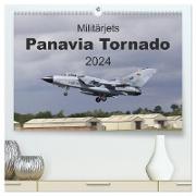 Militärjets Panavia Tornado (hochwertiger Premium Wandkalender 2024 DIN A2 quer), Kunstdruck in Hochglanz