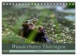 Wunderbares Thüringen - Gewässer (Tischkalender 2024 DIN A5 quer), CALVENDO Monatskalender
