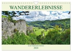 Wandererlebnisse in der Fränkischen Schweiz (Wandkalender 2024 DIN A4 quer), CALVENDO Monatskalender