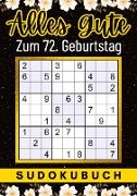 72 Geburtstag Geschenk | Alles Gute zum 72. Geburtstag - Sudoku