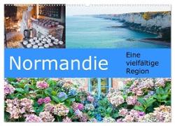 Normandie - Eine vielfältige Region (Wandkalender 2024 DIN A2 quer), CALVENDO Monatskalender