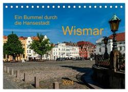 Ein Bummel durch die Hansestadt Wismar (Tischkalender 2024 DIN A5 quer), CALVENDO Monatskalender