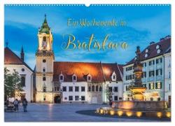 Ein Wochenende in Bratislava (Wandkalender 2024 DIN A2 quer), CALVENDO Monatskalender