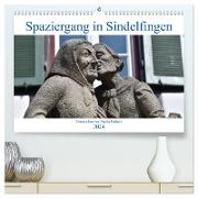 Spaziergang in Sindelfingen (hochwertiger Premium Wandkalender 2024 DIN A2 quer), Kunstdruck in Hochglanz