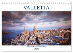 Valletta - Morbide Schönheit im Mittelmeer (Wandkalender 2024 DIN A4 quer), CALVENDO Monatskalender