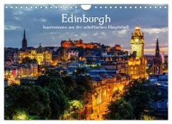 Edinburgh - Impressionen aus der schottischen Hauptstadt (Wandkalender 2024 DIN A4 quer), CALVENDO Monatskalender