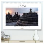 Java, Indonesische Insel im Feuerring (hochwertiger Premium Wandkalender 2024 DIN A2 quer), Kunstdruck in Hochglanz