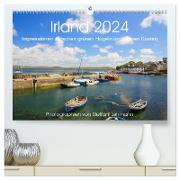 Irland 2024. Impressionen zwischen grünen Hügeln und blauen Küsten (hochwertiger Premium Wandkalender 2024 DIN A2 quer), Kunstdruck in Hochglanz