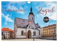 Ein Wochenende in Zagreb (Wandkalender 2024 DIN A4 quer), CALVENDO Monatskalender