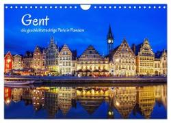 Gent - die geschichtsträchtige Perle in Flandern (Wandkalender 2024 DIN A4 quer), CALVENDO Monatskalender
