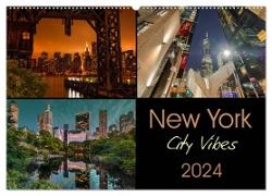 New York City Vibes (Wandkalender 2024 DIN A2 quer), CALVENDO Monatskalender