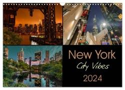New York City Vibes (Wandkalender 2024 DIN A3 quer), CALVENDO Monatskalender