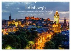 Edinburgh - Impressionen aus der schottischen Hauptstadt (Wandkalender 2024 DIN A2 quer), CALVENDO Monatskalender