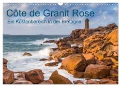 Côte de Granit Rose - Ein Küstenbereich in der Bretagne (Wandkalender 2024 DIN A3 quer), CALVENDO Monatskalender