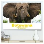 Botswana - ungezähmte Natur (hochwertiger Premium Wandkalender 2024 DIN A2 quer), Kunstdruck in Hochglanz