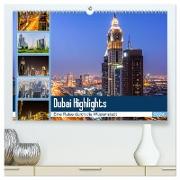Dubai Highlights (hochwertiger Premium Wandkalender 2024 DIN A2 quer), Kunstdruck in Hochglanz