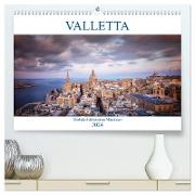 Valletta - Morbide Schönheit im Mittelmeer (hochwertiger Premium Wandkalender 2024 DIN A2 quer), Kunstdruck in Hochglanz