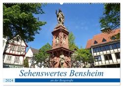 Sehenswertes Bensheim an der Bergstraße (Wandkalender 2024 DIN A2 quer), CALVENDO Monatskalender