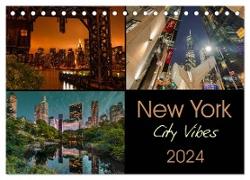 New York City Vibes (Tischkalender 2024 DIN A5 quer), CALVENDO Monatskalender