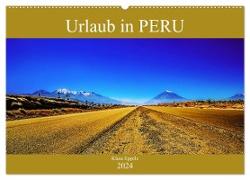 Urlaub in Peru (Wandkalender 2024 DIN A2 quer), CALVENDO Monatskalender