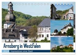 Arnsberg in Westfalen (Tischkalender 2024 DIN A5 quer), CALVENDO Monatskalender