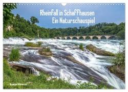 Rheinfall in Schaffhausen - Ein Naturschauspiel (Wandkalender 2024 DIN A3 quer), CALVENDO Monatskalender