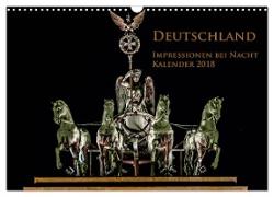 Deutschland Impressionen bei Nacht (Wandkalender 2024 DIN A3 quer), CALVENDO Monatskalender