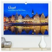 Gent - die geschichtsträchtige Perle in Flandern (hochwertiger Premium Wandkalender 2024 DIN A2 quer), Kunstdruck in Hochglanz