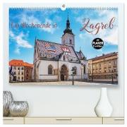 Ein Wochenende in Zagreb (hochwertiger Premium Wandkalender 2024 DIN A2 quer), Kunstdruck in Hochglanz