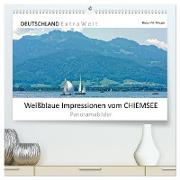 Weißblaue Impressionen vom CHIEMSEE Panoramabilder (hochwertiger Premium Wandkalender 2024 DIN A2 quer), Kunstdruck in Hochglanz