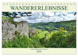Wandererlebnisse in der Fränkischen Schweiz (Tischkalender 2024 DIN A5 quer), CALVENDO Monatskalender
