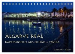 Algarve real - Impressionen aus Olhão und Tavira (Tischkalender 2024 DIN A5 quer), CALVENDO Monatskalender