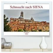 Sehnsucht nach SIENA (hochwertiger Premium Wandkalender 2024 DIN A2 quer), Kunstdruck in Hochglanz
