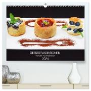DESSERTVARIATIONEN (hochwertiger Premium Wandkalender 2024 DIN A2 quer), Kunstdruck in Hochglanz