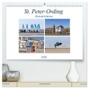 St. Peter-Ording Stranderlebnisse (hochwertiger Premium Wandkalender 2024 DIN A2 quer), Kunstdruck in Hochglanz