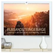 Elbsandsteingebirge: Unterwegs in der Sächsischen und Böhmischen Schweiz (hochwertiger Premium Wandkalender 2024 DIN A2 quer), Kunstdruck in Hochglanz