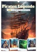 Piraten Legende (Wandkalender 2024 DIN A3 hoch), CALVENDO Monatskalender
