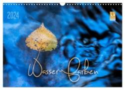 Wasser-Farben (Wandkalender 2024 DIN A3 quer), CALVENDO Monatskalender