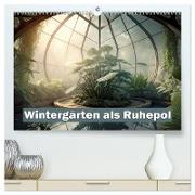 Wintergärten als Ruhepol (hochwertiger Premium Wandkalender 2024 DIN A2 quer), Kunstdruck in Hochglanz