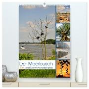 Der Meerbusch - Meerbuscher Rheinspaziergang (hochwertiger Premium Wandkalender 2024 DIN A2 hoch), Kunstdruck in Hochglanz