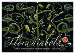 Flora diabola - Die wundersame Welt des Fotodesigners Olaf Bruhn (Wandkalender 2024 DIN A2 quer), CALVENDO Monatskalender