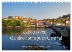 Jakobsweg - Camino Portugues Central (Wandkalender 2024 DIN A3 quer), CALVENDO Monatskalender