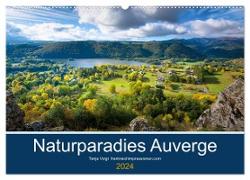 Naturparadies Auvergne (Wandkalender 2024 DIN A2 quer), CALVENDO Monatskalender