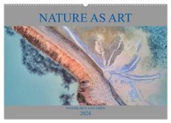 Nature as Art - Tongruben von oben (Wandkalender 2024 DIN A2 quer), CALVENDO Monatskalender