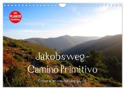 Jakobsweg - Camino Primitivo (Wandkalender 2024 DIN A4 quer), CALVENDO Monatskalender