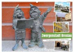 Zwergenstadt Breslau (Wandkalender 2024 DIN A2 quer), CALVENDO Monatskalender