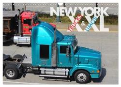 NEW YORK XXL Trucks and Limos (Wandkalender 2024 DIN A3 quer), CALVENDO Monatskalender